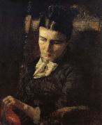 Thomas Eakins Dr. Brinton-s Wife Spain oil painting artist